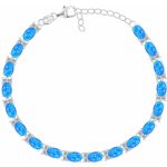 Brilio Silver náramek BRC140WB – Zboží Dáma