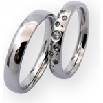 Nubis NSS3018 ZR Dámský ocelový snubní prsten – Zboží Mobilmania