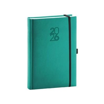 Aprint Top A5 Denní 2026 tyrkysová – Zboží Dáma