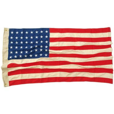 MIL-TEC Vlajka USA 48 WWII hvězd VINTAGE bavlna vyšívaná 90x150 cm 16798010 – Hledejceny.cz