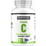 Survival Vitamín C 1000 mg + extrakt z šípků 150 tablet – Hledejceny.cz