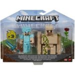 Mattel Minecraft dvojbalení STEVE A OBRNĚNÝ KŮŇ – Hledejceny.cz