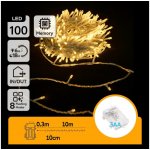 Aigostar B.V. Aigostar -LED Venkovní vánoční řetěz 100xLED 8 funkcí 3xAA 10,3m IP44 teplá bílá AI1337 – Hledejceny.cz
