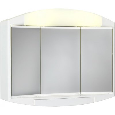 Jokey ELDA - plastová galerka se zrcadlem a světlem - šíře 59 cm