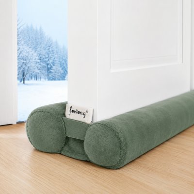 Těsnění pod dveře proti průvanu a hluku 100 cm zelené – Zboží Mobilmania