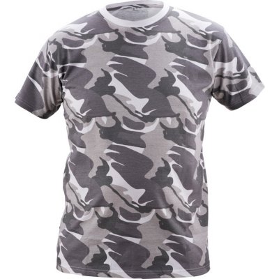 ČERVA Maskáčové tričko CRAMBE camouflage gray