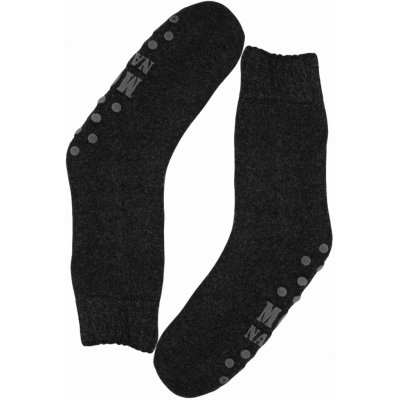 Pesail Alpaka vlněné ponožky s protiskluzem černá – Zboží Dáma