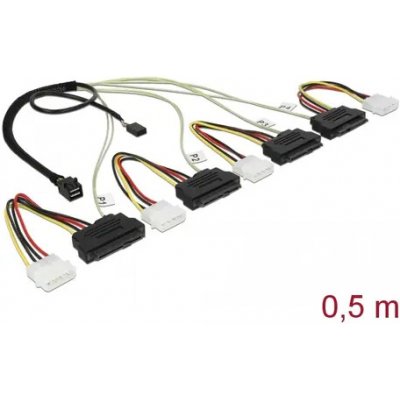 DeLock Kabel miniSAS HD SFF-8643 0.5m 83390 – Zboží Živě