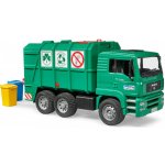 Bruder 2753 Nákladní auto MAN popeláři v zelené barvě – Hledejceny.cz