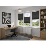 Zebra-Shop Plissé Lux Zatemňující Duo Tm. šedá PM05 20 x 80-110 cm – Hledejceny.cz