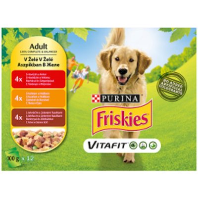 Purina Friskies pes Adult 4 x 100 g – Zboží Mobilmania