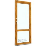 Kömmerling balkonové dveře 70 AD OS s příčkou levé winchester/bílá 80 x 240 cm oboustranná klika + FAB + hliníkový práh – Hledejceny.cz