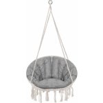 Springos Zahradní houpačka s polštářem 60 cm krémová SPR0043 – Hledejceny.cz