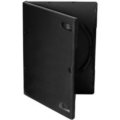 Obal na CD/DVD Cover IT Krabička na 1ks, černá, 14mm,10ks/bal (27081P10)
