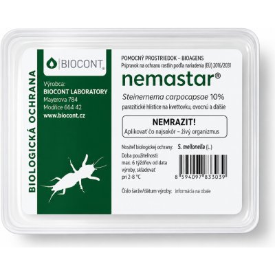 BioTomal Nemastar parazitické hlístice proti krtonožkám, osenicím a tiplicím – Hledejceny.cz