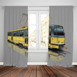 IMPAR Závěsy Tramvaj T3 – žlutá (Rozměr : 140x250, Materiál: Blackout) – Hledejceny.cz