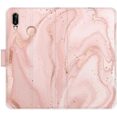 Pouzdro iSaprio flip RoseGold Marble Huawei P20 Lite – Hledejceny.cz