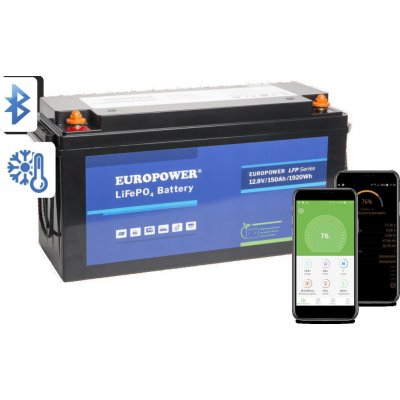 EUROPOWER LiFePO4 12,8V 150Ah LFP – Sleviste.cz