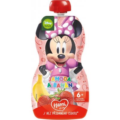 Hami kapsička ovocná Minnie Jahoda a banán 110 g – Zboží Dáma