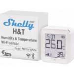 Shelly Plus HT snímač teploty a vlhkosti s displejem WiFi bílý SHELLY-PLUS-HT-WH – Hledejceny.cz