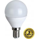 Solight LED žárovka miniglobe 6W E14 3000K 420lm bílé provedení