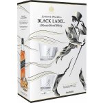 Johnnie Walker Black 12y 40% 0,7 l (dárkové balení 2 sklenice) – Hledejceny.cz