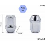Kolová matice M14x2,0 kužel zavřená, klíč 19, D13X2 výška 34mm