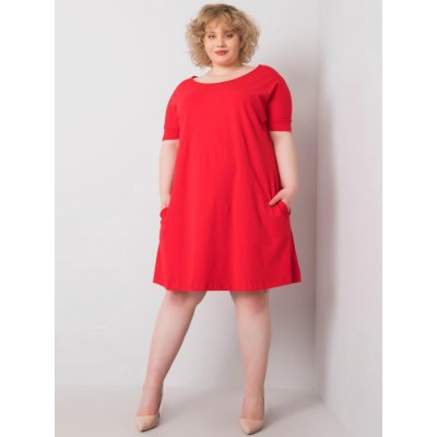 FPrice dámské šaty SK 6639 červená – Zboží Mobilmania