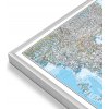 Nástěnné mapy National Geographic Jihovýchodní Asie - nástěnná mapa 97 x 82 cm Varianta: mapa v hliníkovém rámu, Provedení: stříbrný rám