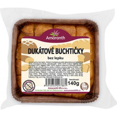 Amaranth Bezlepkové dukátové buchtičky 140 g – Zboží Dáma