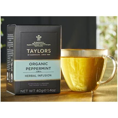 Taylors of Harrogate Organic Peppermint Tea 40 g – Zbozi.Blesk.cz