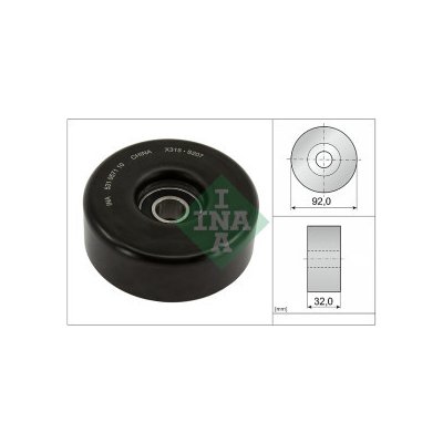 Napínací kladka, žebrovaný klínový řemen INA 531 0571 10 – Zboží Mobilmania