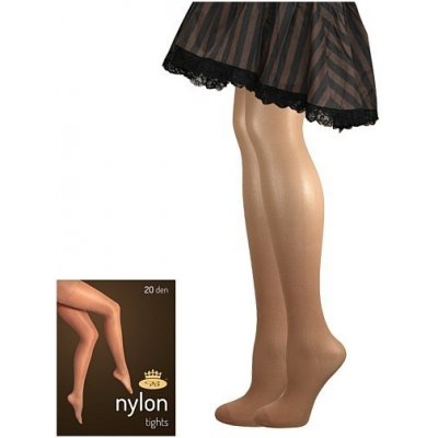 Lady B NYLON tights 20 DEN punčochové kalhoty Béžová – Zboží Dáma