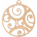 Naše galanterie Dekorace dub 8cm – Zboží Mobilmania