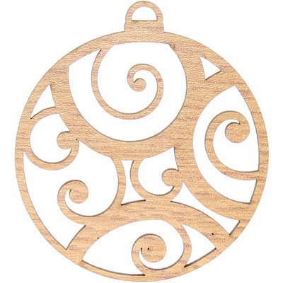 Naše galanterie Dekorace dub 8cm – Zboží Mobilmania