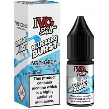 IVG E-Liquids Salt Blueberg Burst 10 ml 10 mg