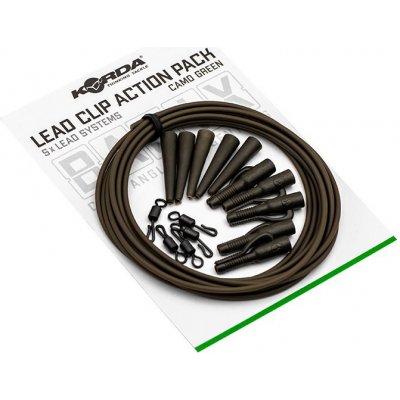 Korda Montáž Basix Lead Clip Action Pack Camo Green 5 ks – Zboží Mobilmania