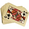 Hrací karty - poker KIK KX8977 Pokerové karty 100% plast zlaté
