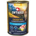 Ontario Adult kuřecí pate s příchutí borůvek 400 g – Hledejceny.cz