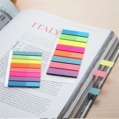 Samolepicí záložky, mix neon. barev, 45x12 mm, 5x25 listů, plast., STICK N 21050 – Hledejceny.cz