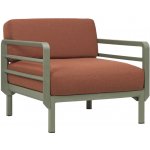 Nardi Maximo Poltrona se zelenou podnoží Červené zahradní křeslo – Hledejceny.cz