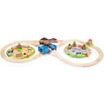 Bigjigs Rail Vláčkodráha Stavba Bigjigs Rail – Hledejceny.cz