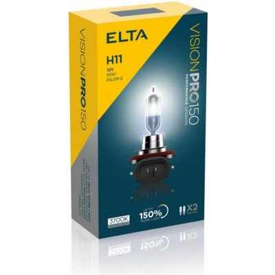 Elta VisionPro H11 PGJ19-2 55W 12V 2 ks