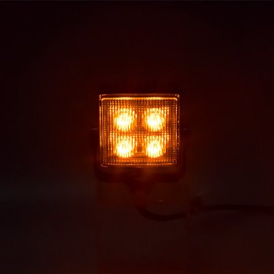 Stualarm Výstražné LED světlo vnější, oranžové, 12-24V, ECE R65