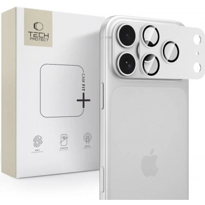 Ochrana fotoaparátu Tech-Protect Camfull Fit+ pro iPhone 18 Pro - Silver – Hledejceny.cz