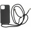 Pouzdro a kryt na mobilní telefon Apple Mobile Origin Lanyard Case Black iPhone 14 LYC-S-BLK-14