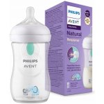 Avent Philips láhev Natural Response s ventilem AirFree medvěd 260 ml bílá – Zboží Dáma