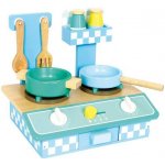 Small Foot Dřevěná modrá kuchyňka – Zboží Mobilmania