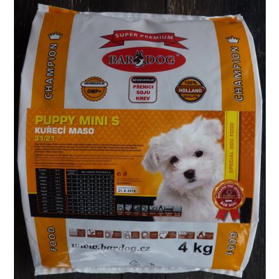 Bardog Super Prémium Puppy Mini S 31/21 4 kg