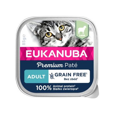 Eukanuba Grain Free Adult Jehněčí paštika 16 x 85 g – Zboží Mobilmania